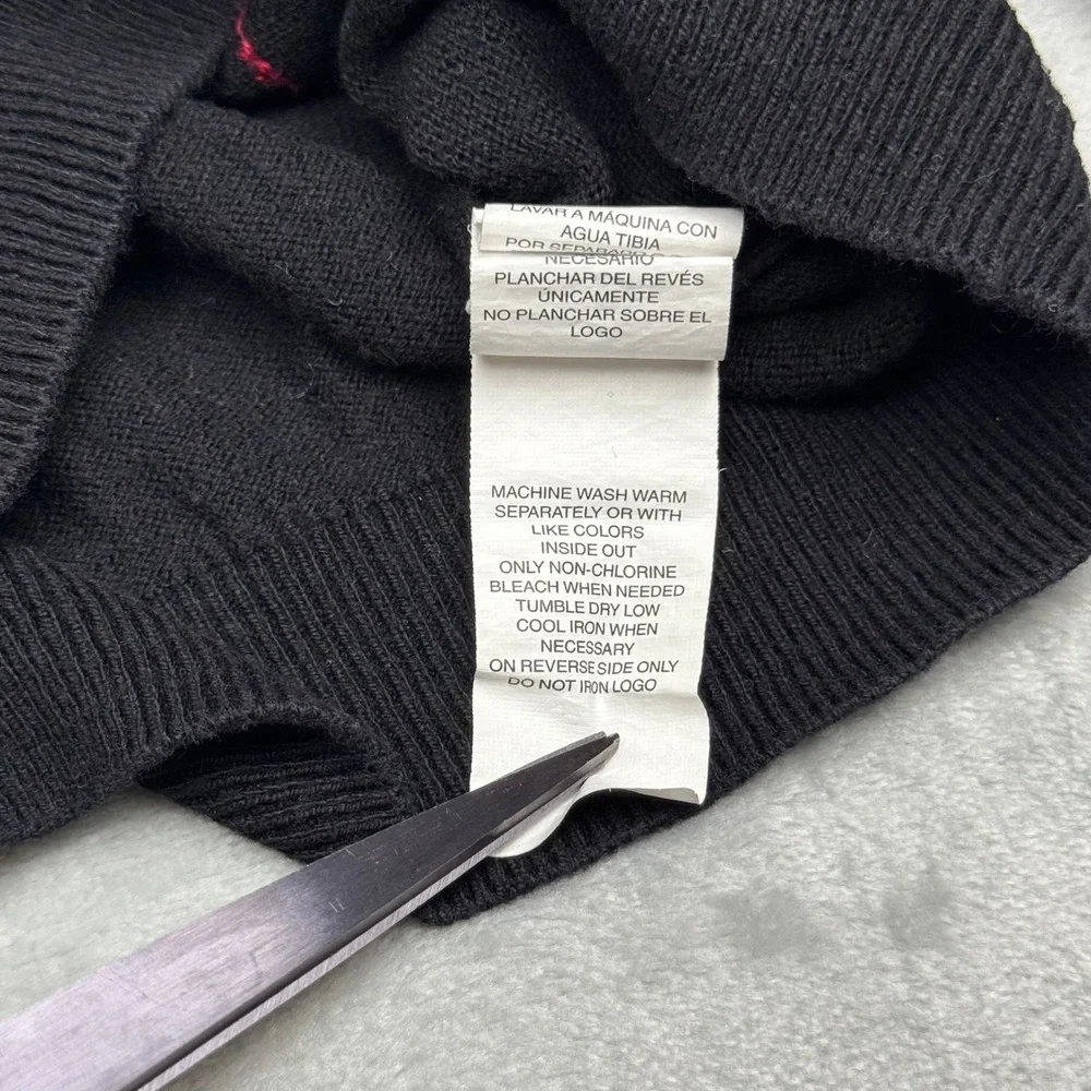 The Childrens Place Boys Argyle V-Neck Sweater Black Grey Red‎ 12-18M